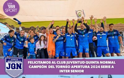 Campeones Categoria Inter Senior Serie A